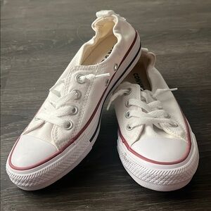 Converse White Canvas Sneakers Classic Design